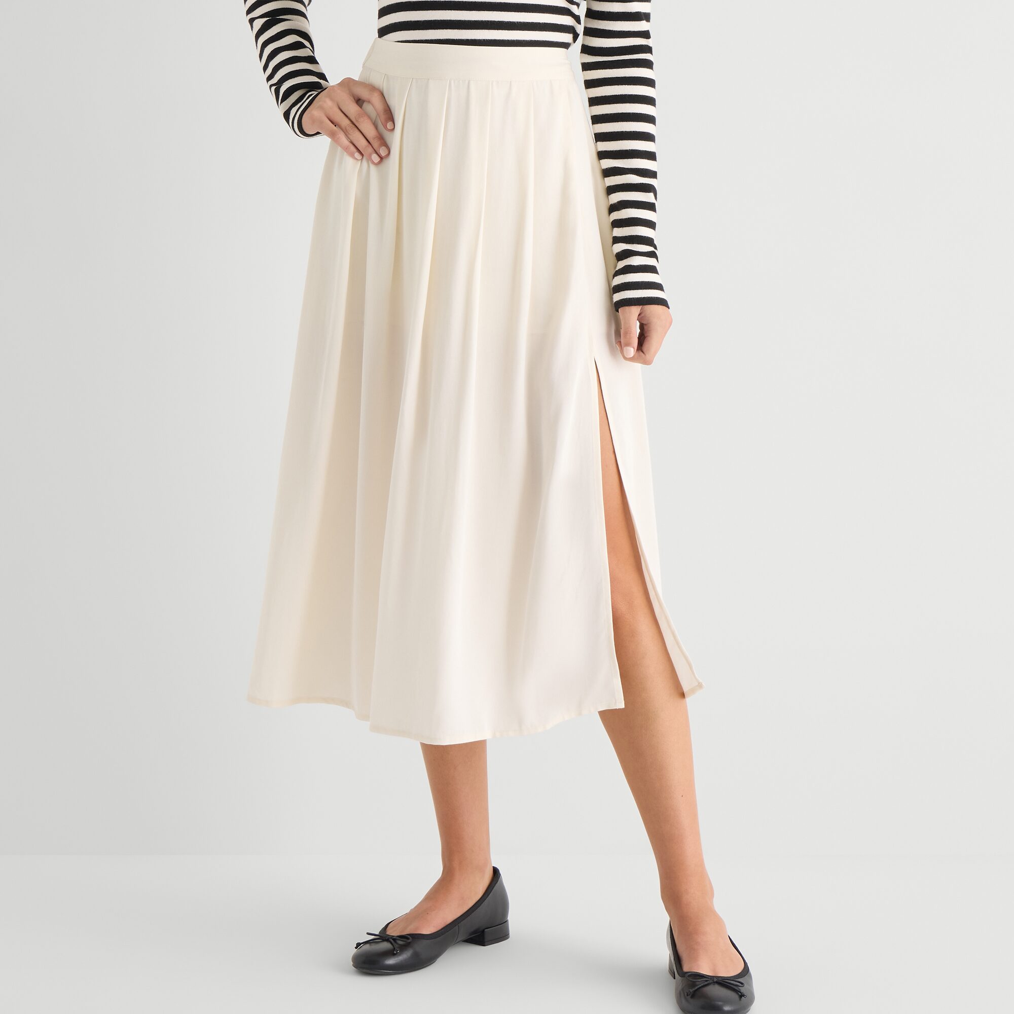 Marilyn Monroe Womens Midi Pleated Skirt