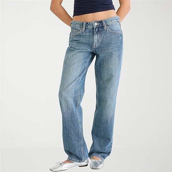 AEROPOSTALE Womens Juniors Low Rise Baggy Fit Jean