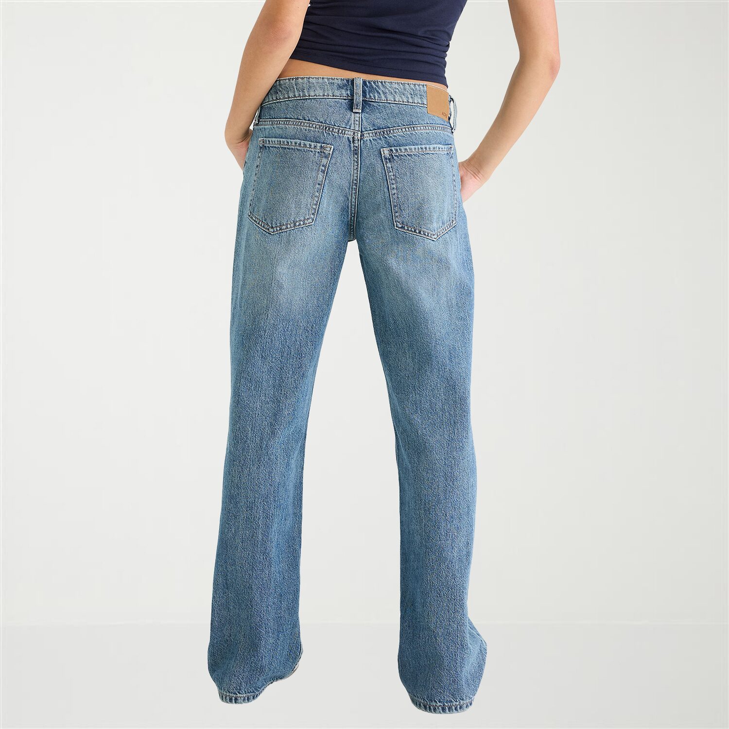 AEROPOSTALE Womens Juniors Low Rise Baggy Fit Jean