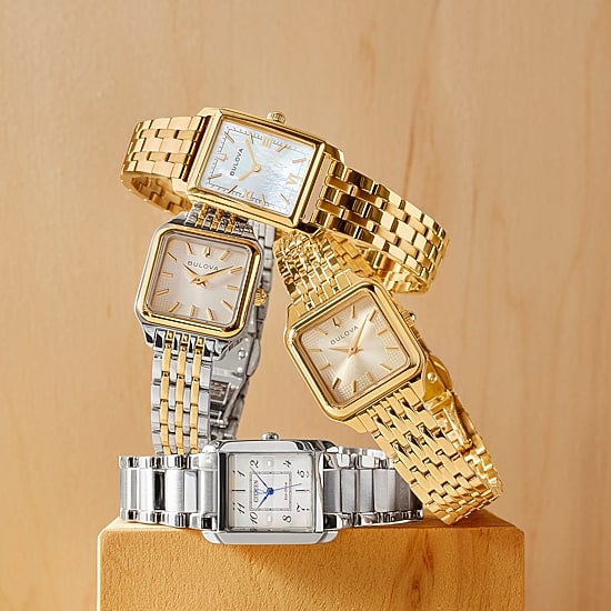 Bulova Sutton Womens Gold Tone Stainless Steel Bracelet Watch 97l177