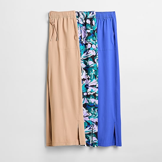 Xersion Womens Wide Leg Mid Rise Regular Fit Track Pant