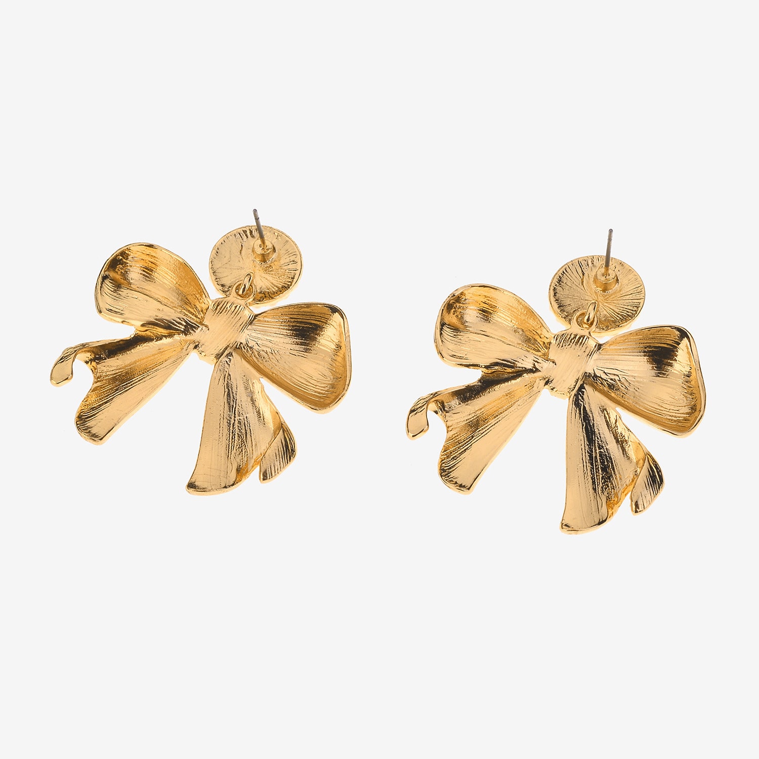 Bijoux Bar Womens Glass Round Drop Earrings