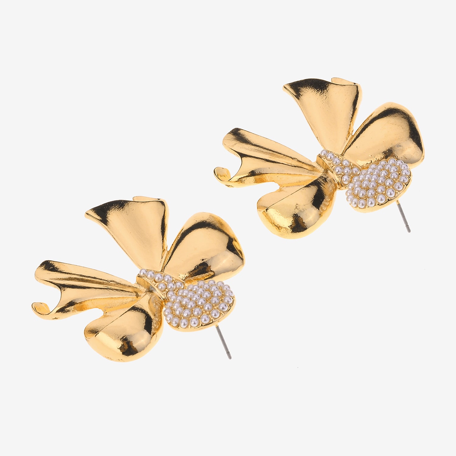 Bijoux Bar Womens Glass Round Drop Earrings