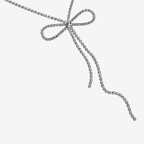 Bijoux Bar Womens Glass 18 Inch Y Necklace