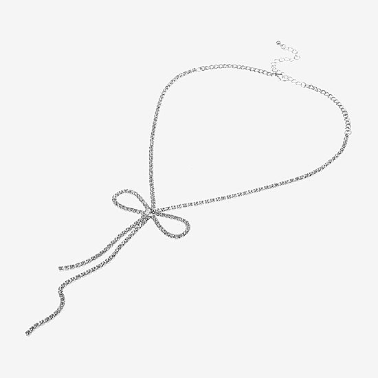 Bijoux Bar Womens Glass 18 Inch Y Necklace