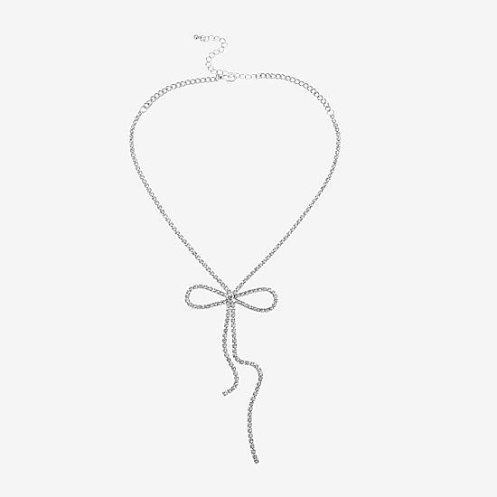 Bijoux Bar Womens Glass 18 Inch Y Necklace