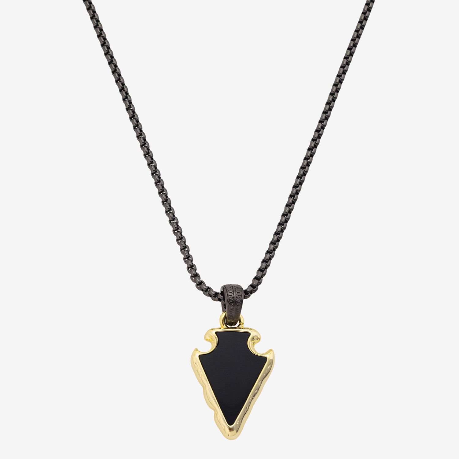J.P. Army Mens 24 Inch Box Chain Necklace