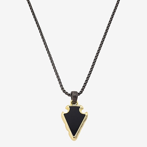 J.p. Army Mens 24 Inch Box Chain Necklace In Stainless Steel