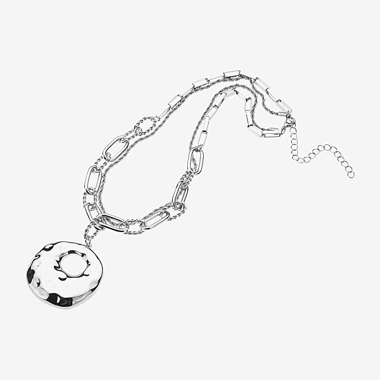 Bold Elements Bold Addiction Womens 10K Gold 17 1/2 Inch Pendant Necklace