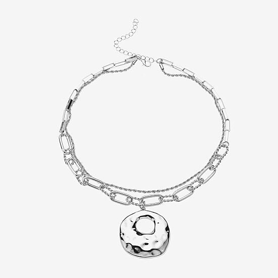Bold Elements Bold Addiction Womens 10K Gold 17 1/2 Inch Pendant Necklace