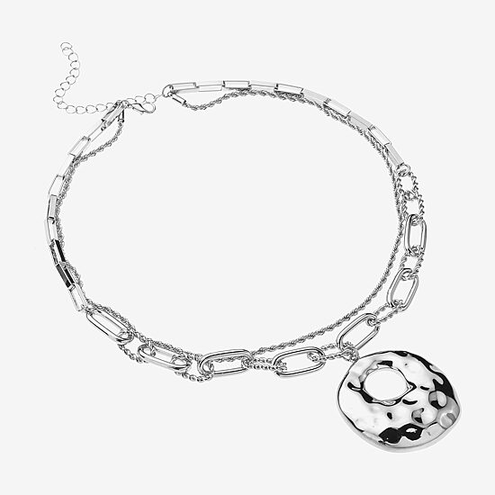 Bold Elements Bold Addiction Womens 10K Gold 17 1/2 Inch Pendant Necklace