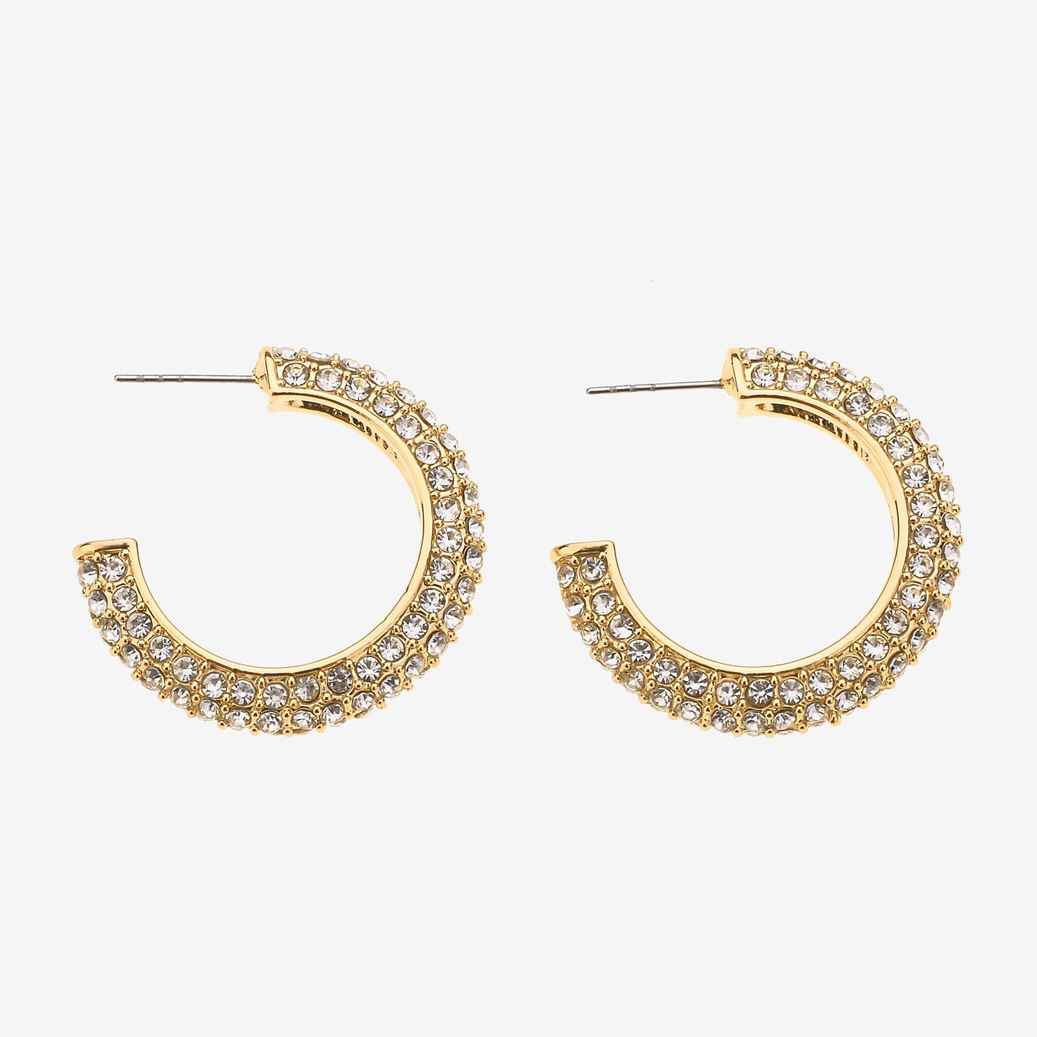 Bold Elements Bold Addiction Womens 10K Gold 1 Pair Earring Set