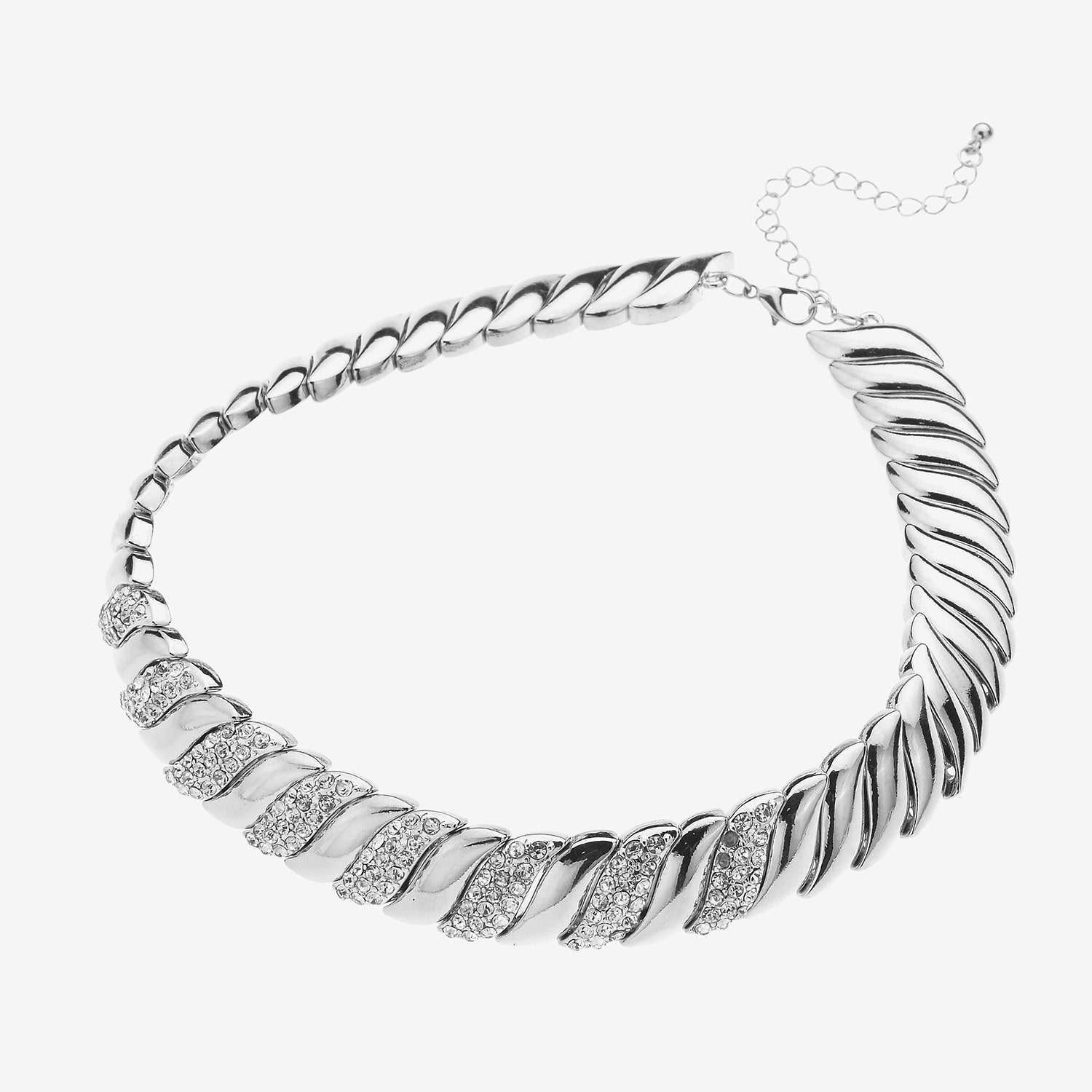 Bold Elements Bold Addiction Womens Inch Collar Necklace