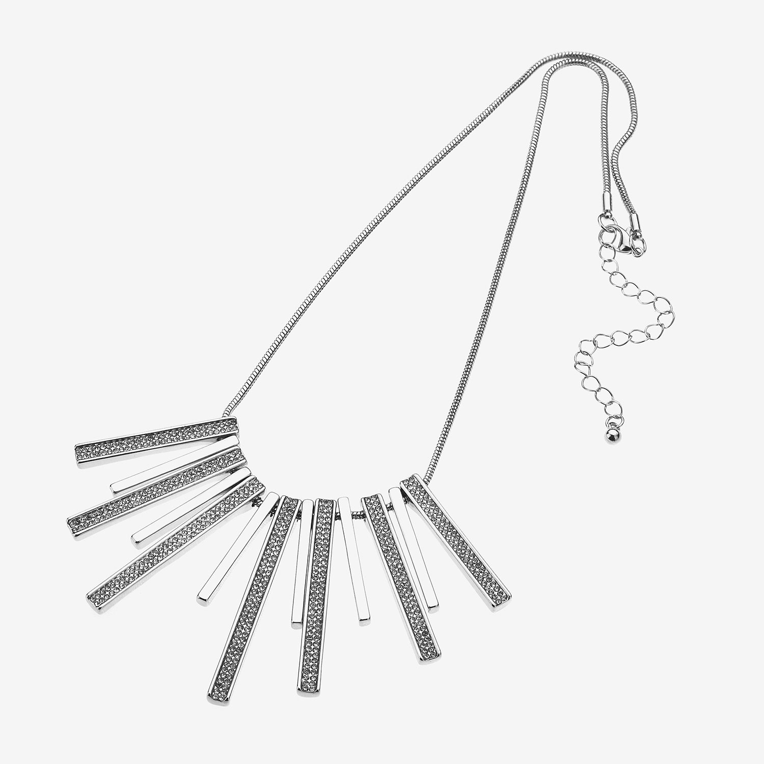 Bold Elements Bold Addiction Womens 17 Inch Statement Necklace