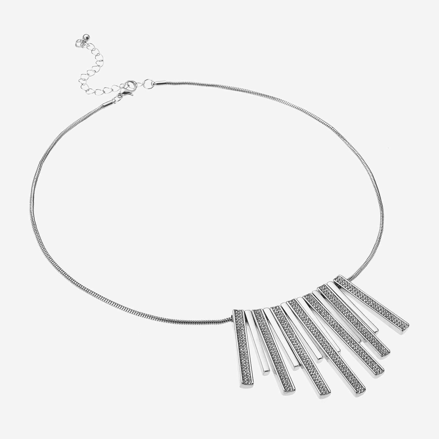 Bold Elements Bold Addiction Womens 17 Inch Statement Necklace