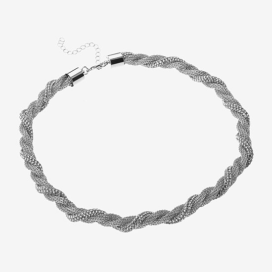 Bold Elements Bold Addiction Womens 18 Inch Collar Necklace