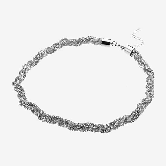 Bold Elements Bold Addiction Womens 18 Inch Collar Necklace