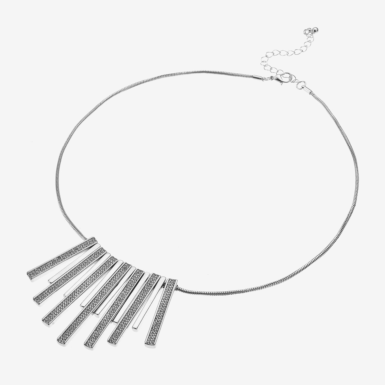 Bold Elements Bold Addiction Womens 17 Inch Statement Necklace