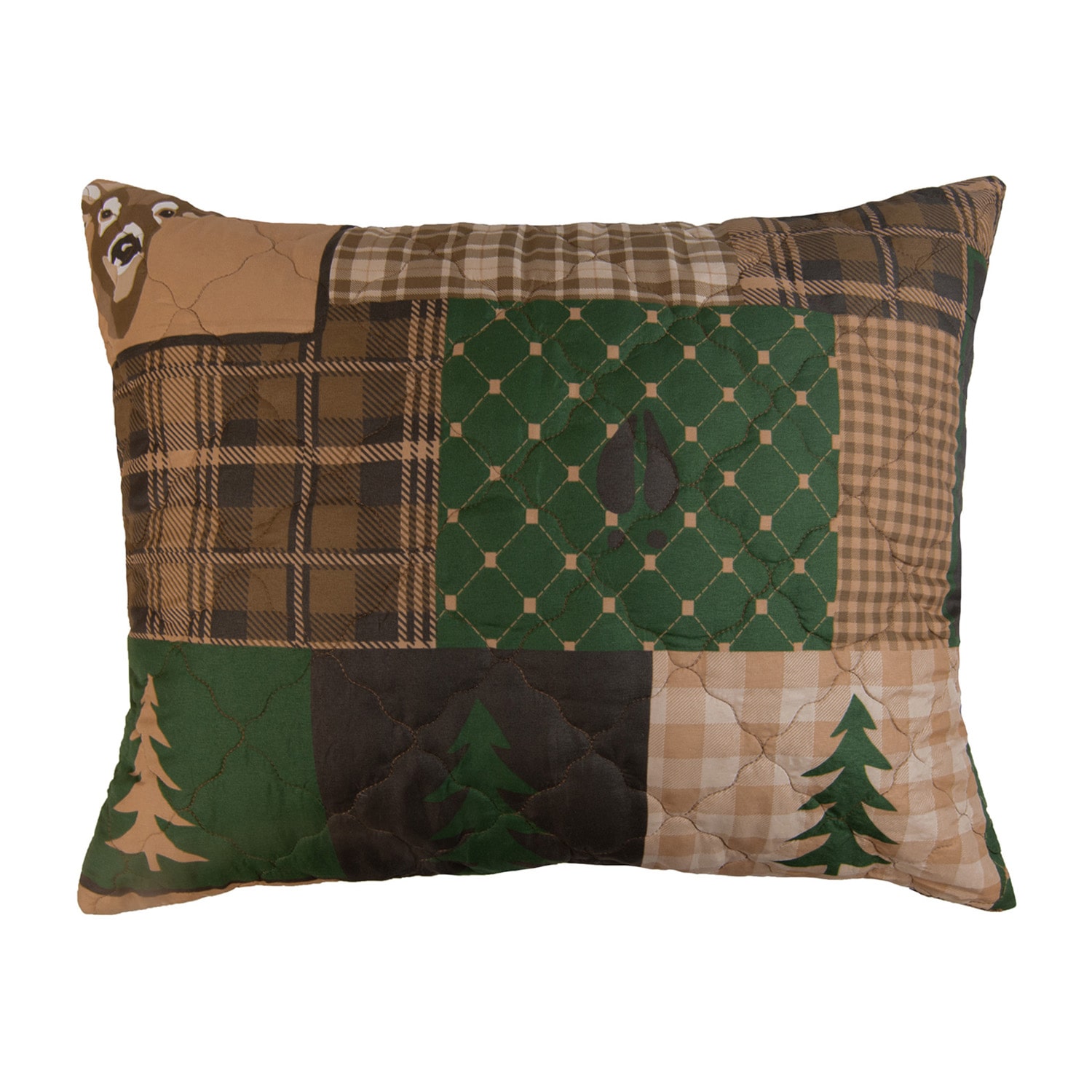 Your Lifestyle By Donna Sharp Green Forest Easy Care Quilt Set