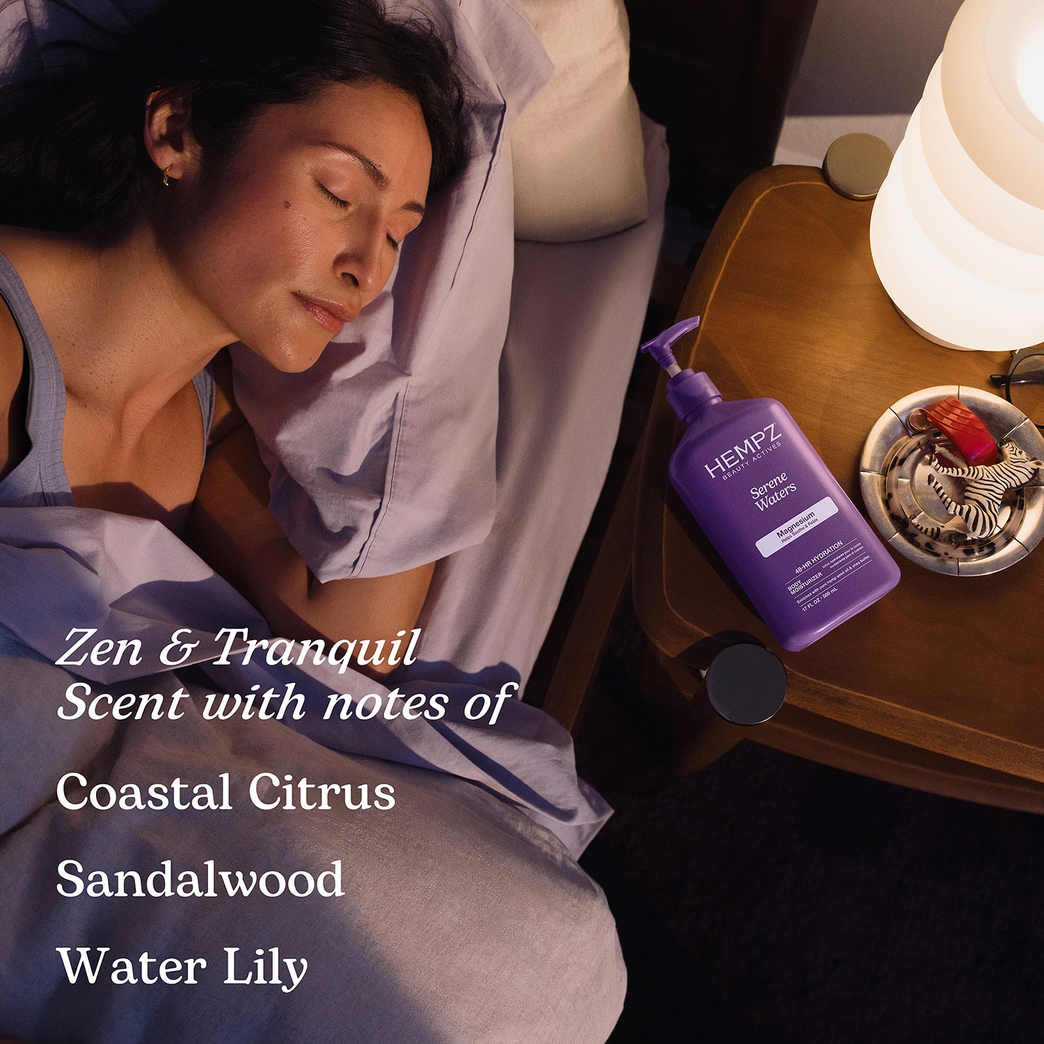 Hempz Serene Waters Body Moisturizer With Magnesium 17 Oz.