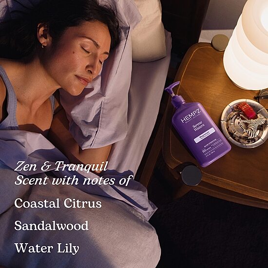 Hempz Serene Waters Body Moisturizer With Magnesium 17 Oz.