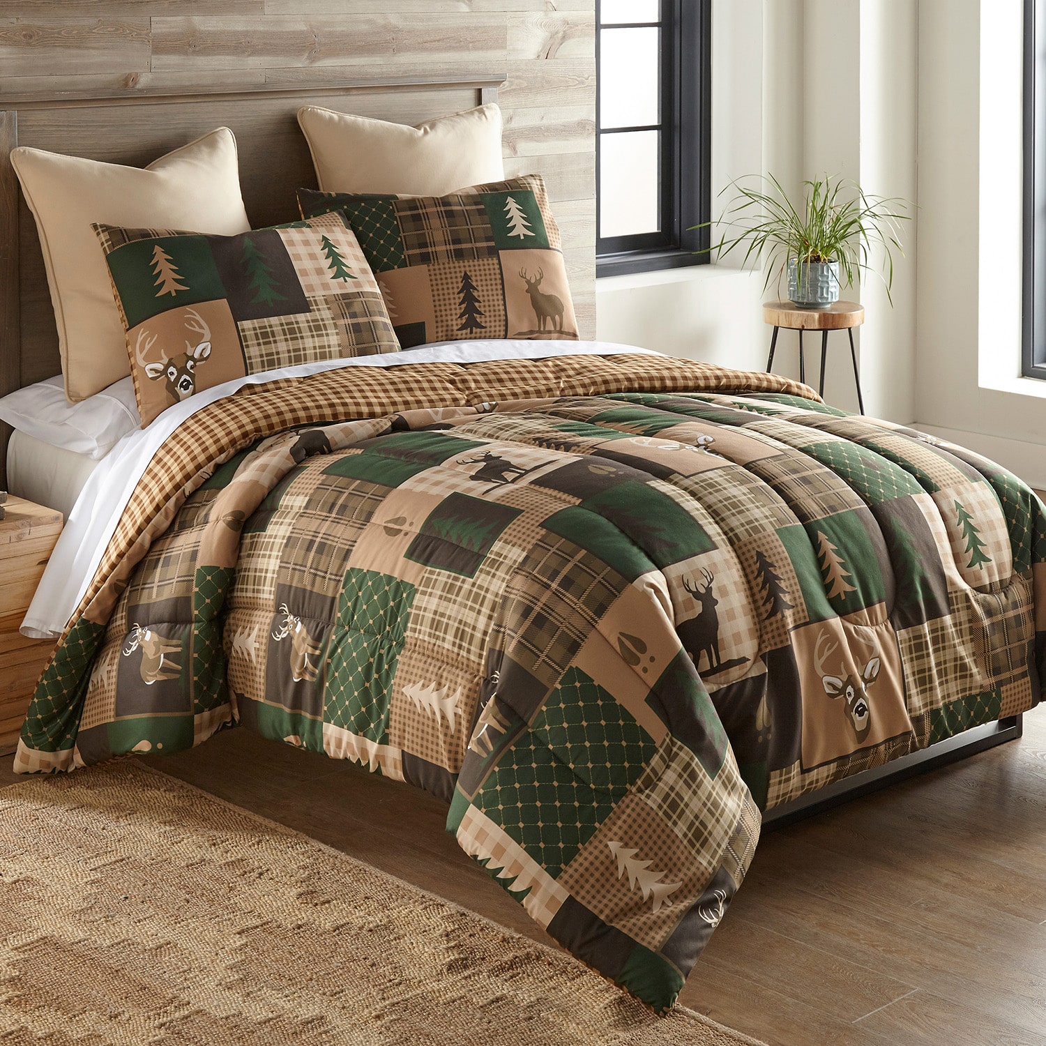 Your Lifestyle By Donna Sharp Green Forest 3-pc. Easy Care Comforter Set