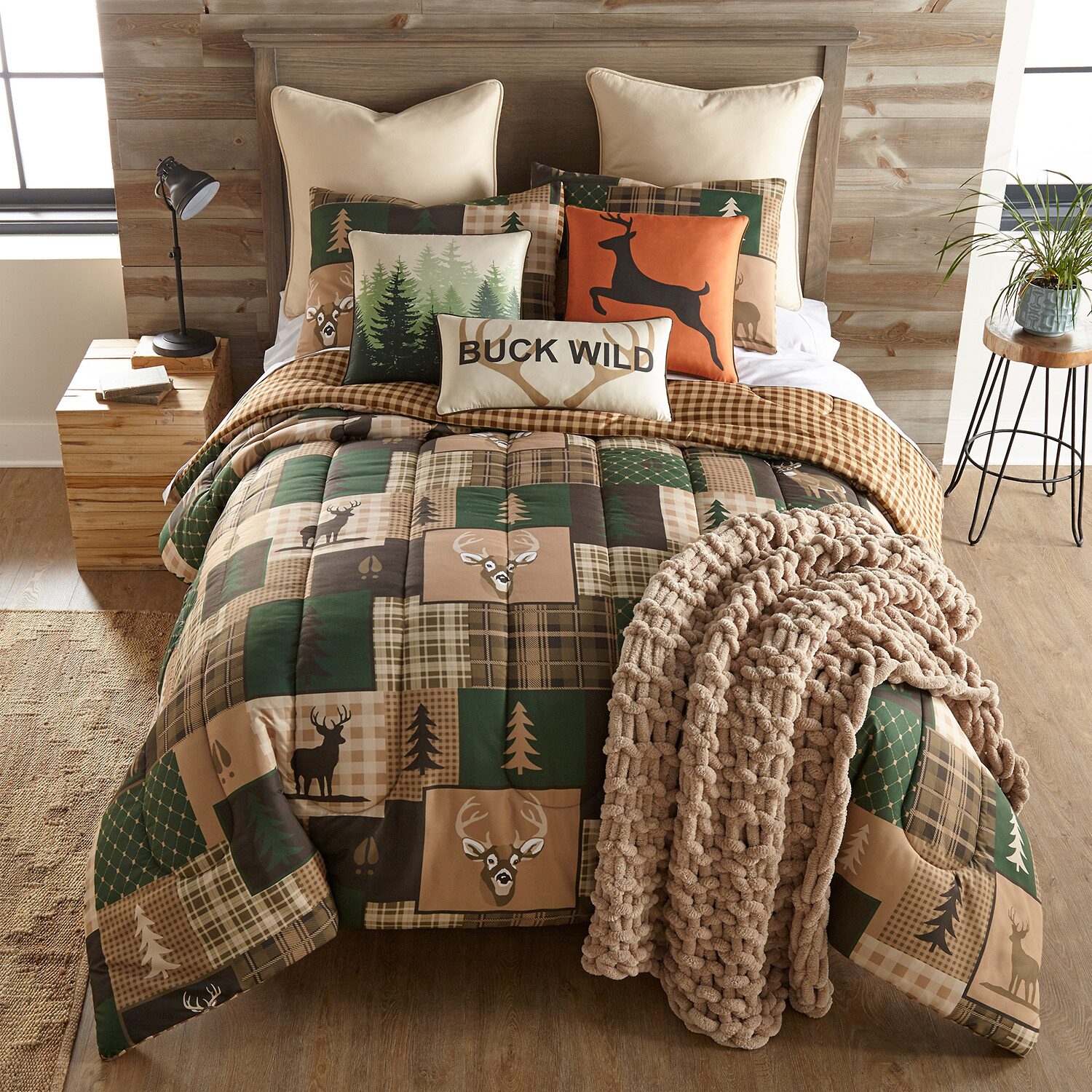 Your Lifestyle By Donna Sharp Green Forest 3-pc. Easy Care Comforter Set