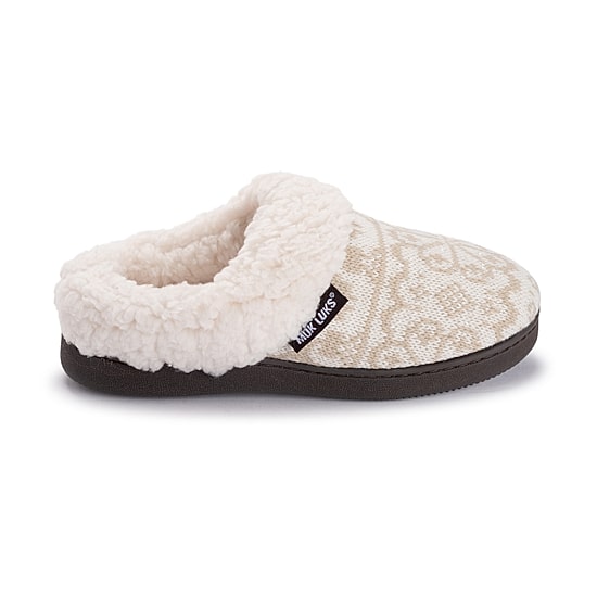 Muk Luks Womens Memory Foam Slip Resistant Clog Slippers