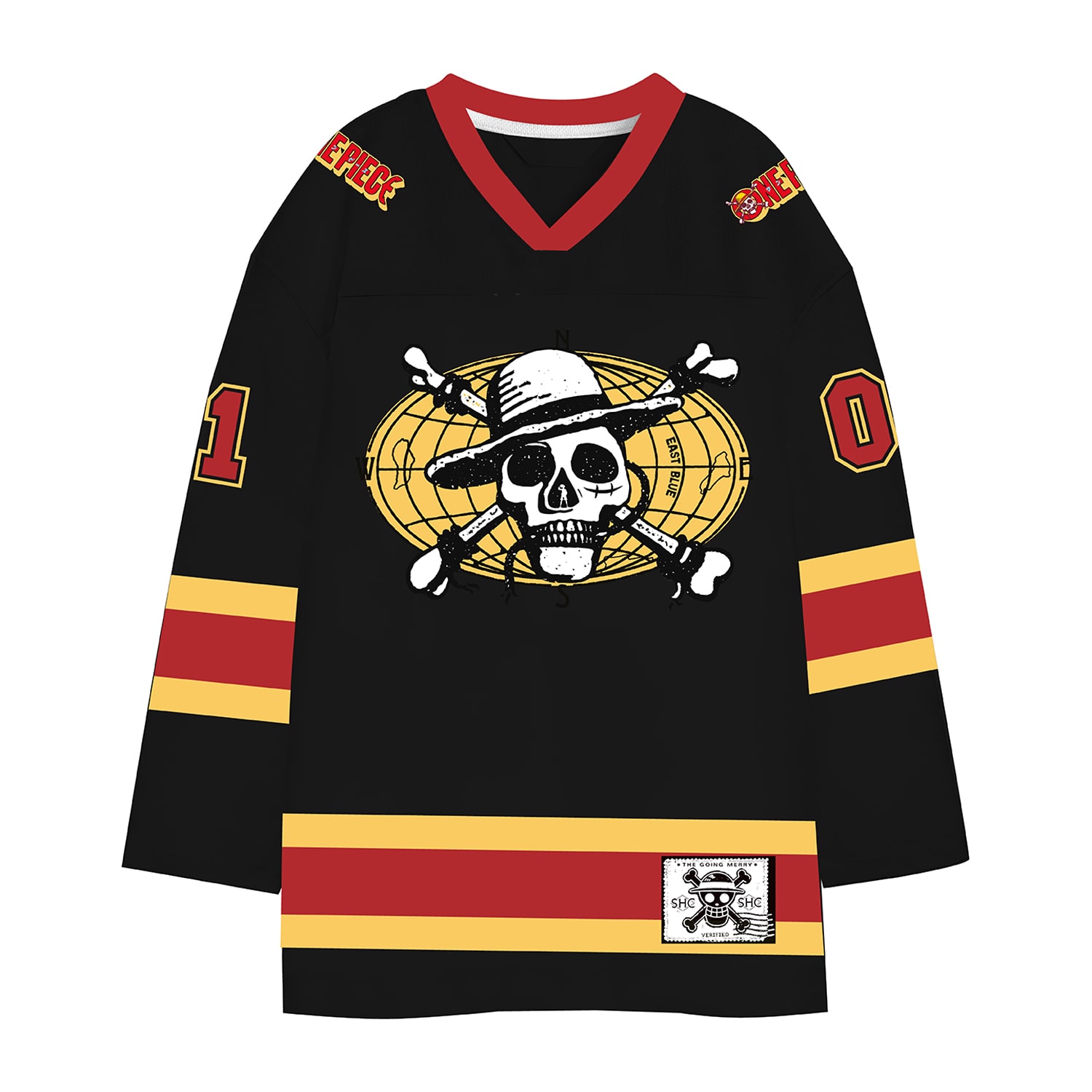Little & Big Kid Boys V Neck Long Sleeve Jersey
