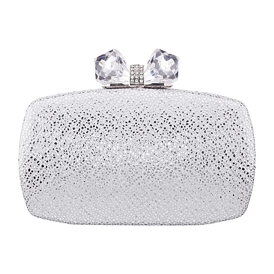 N By Nina Crystal Bow Evening Bag