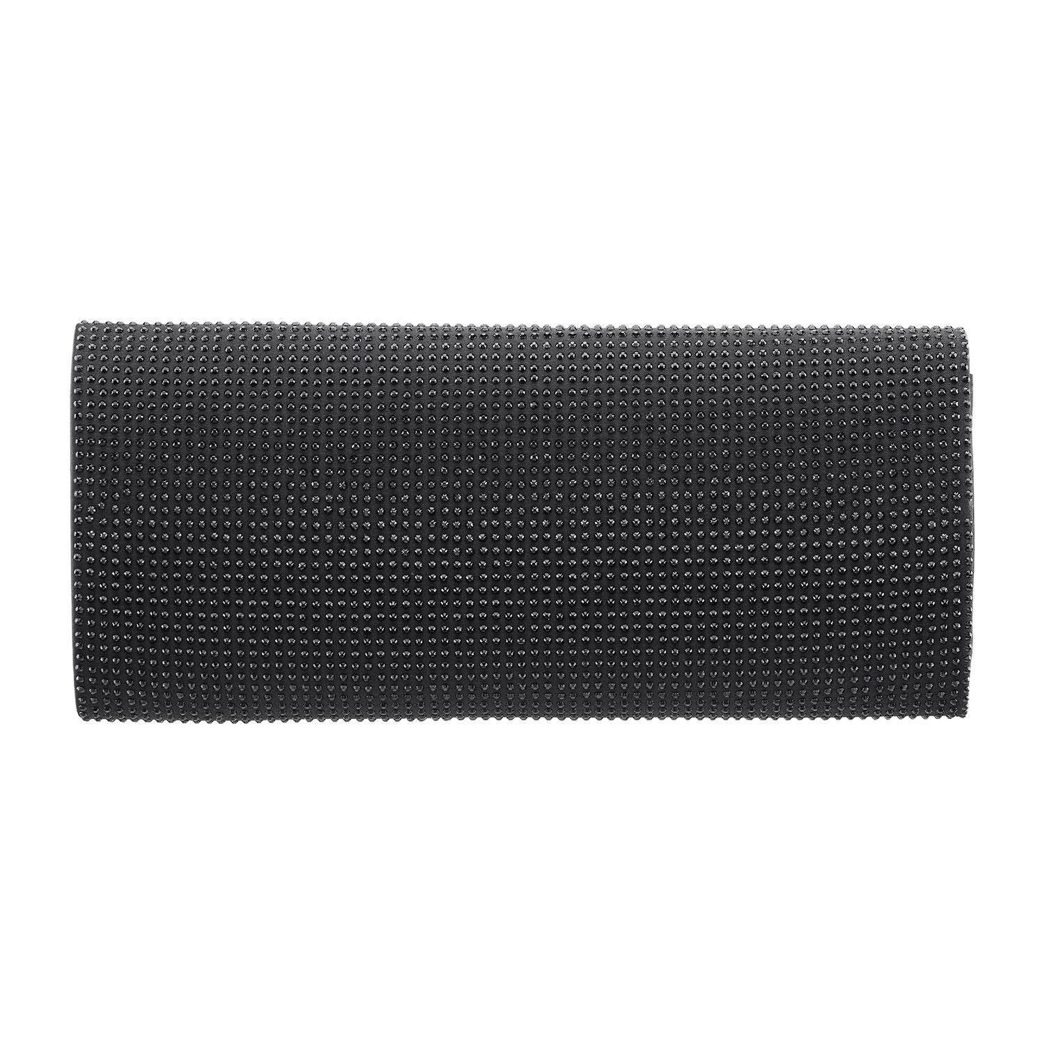 N By Nina All Over Crystal Flap Clutch