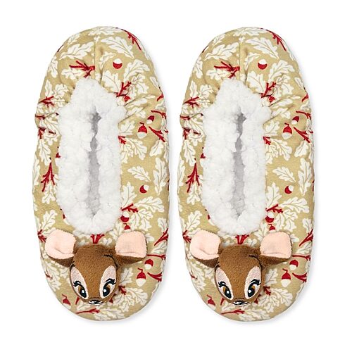 Licensed Properties Womens Multi-pack 1 Pair Bambi Slipper Socks In White