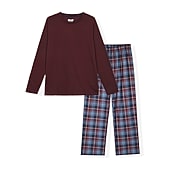 Sleep On It Little & Big Kid Boys Crew Neck Long Sleeve 2-pc. Pajama Set