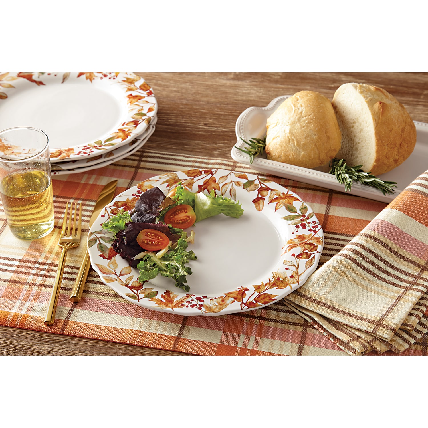Linden Street Terra Pumpkin Stoneware Serving Platter