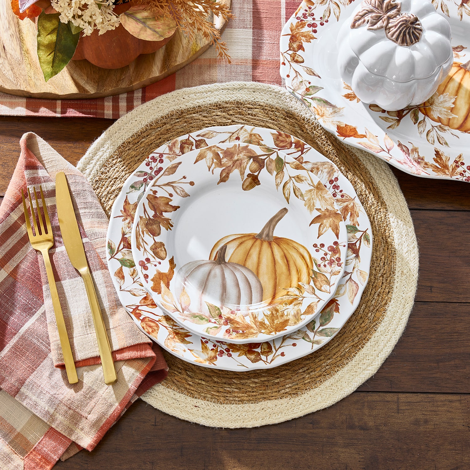 Layerings Heirloom Plaid 4-pc. Placemat