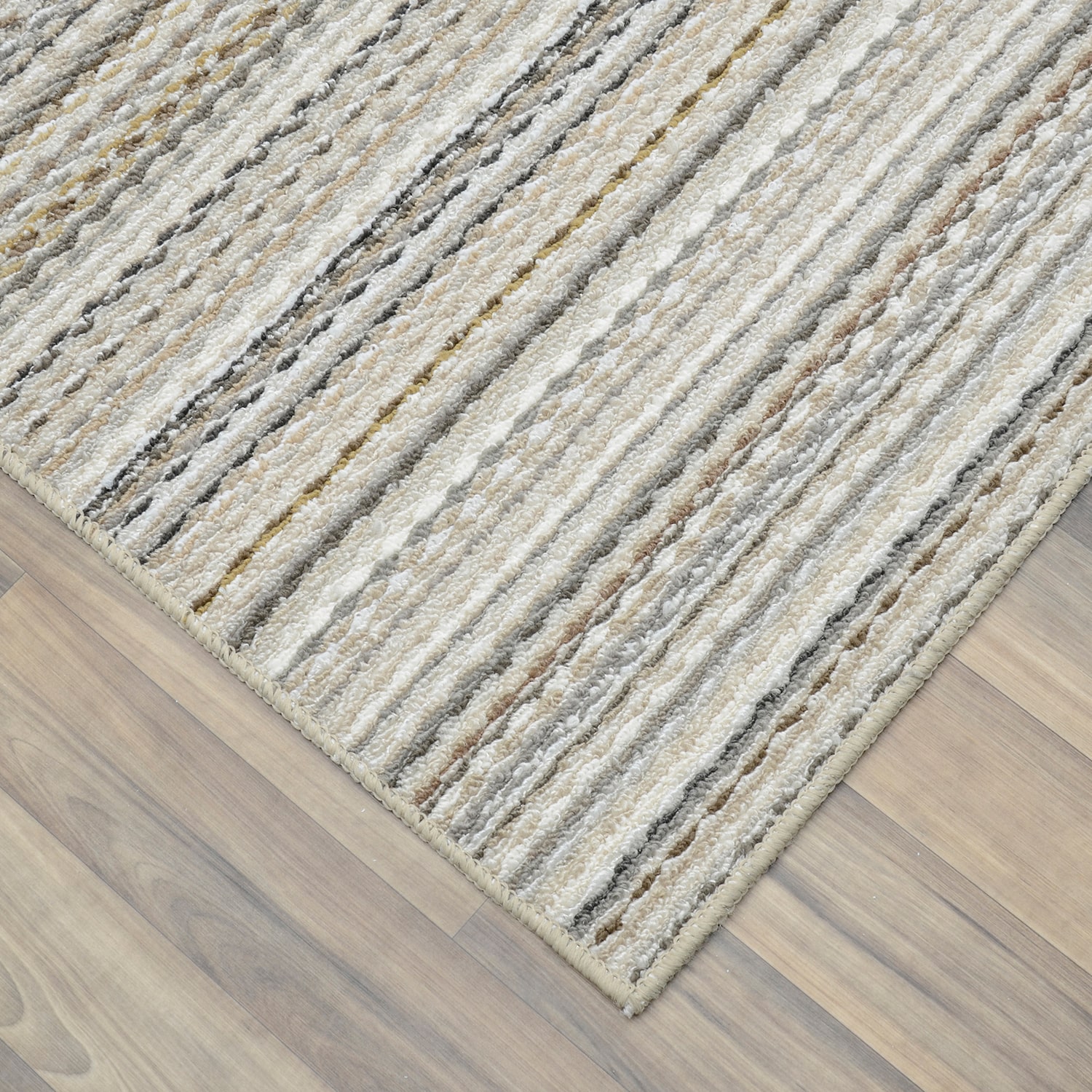 Garland Carnival Earth Tone Tufted Stain Resistant Indoor Rectangular Runner