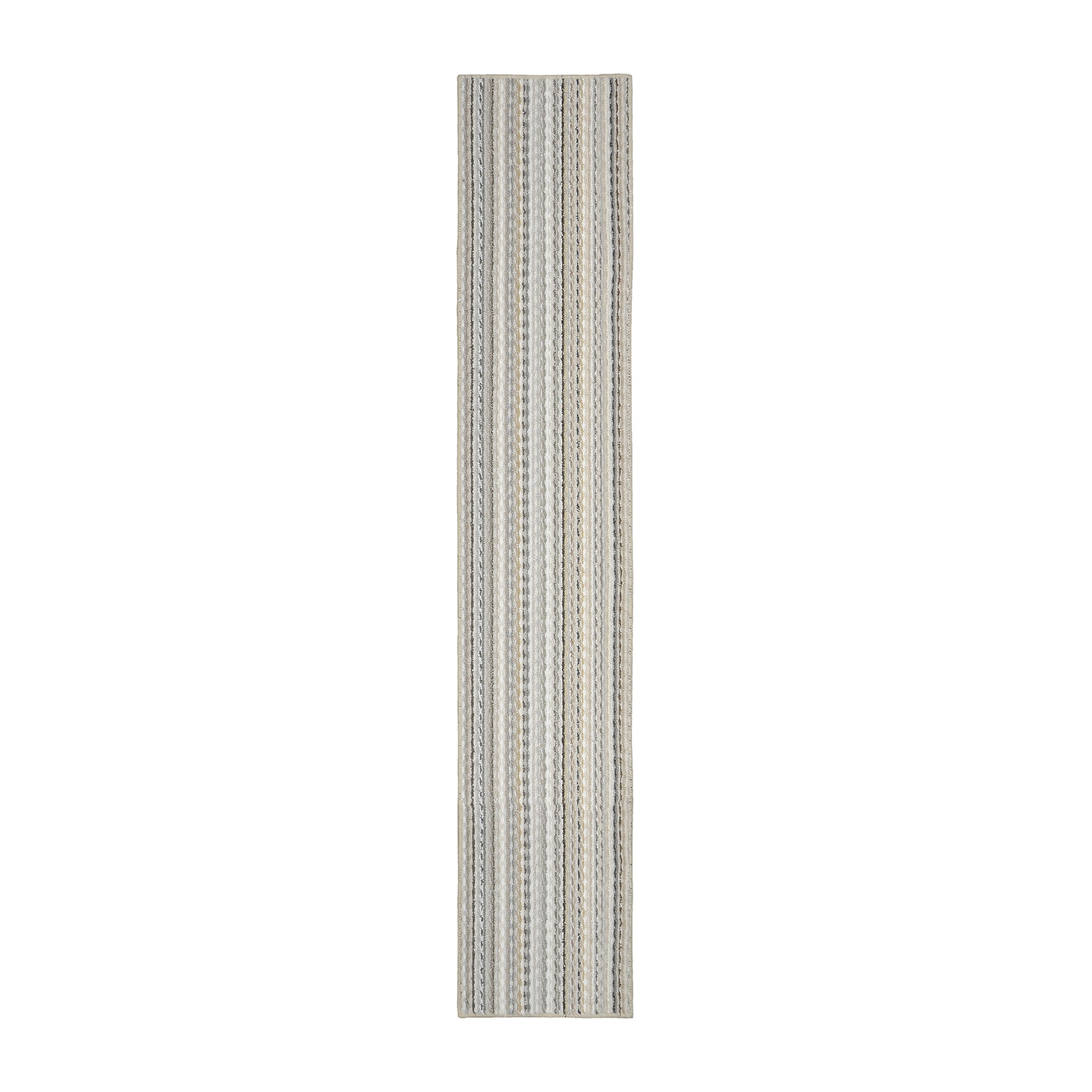 Garland Carnival Earth Tone Tufted Stain Resistant Indoor Rectangular Runner