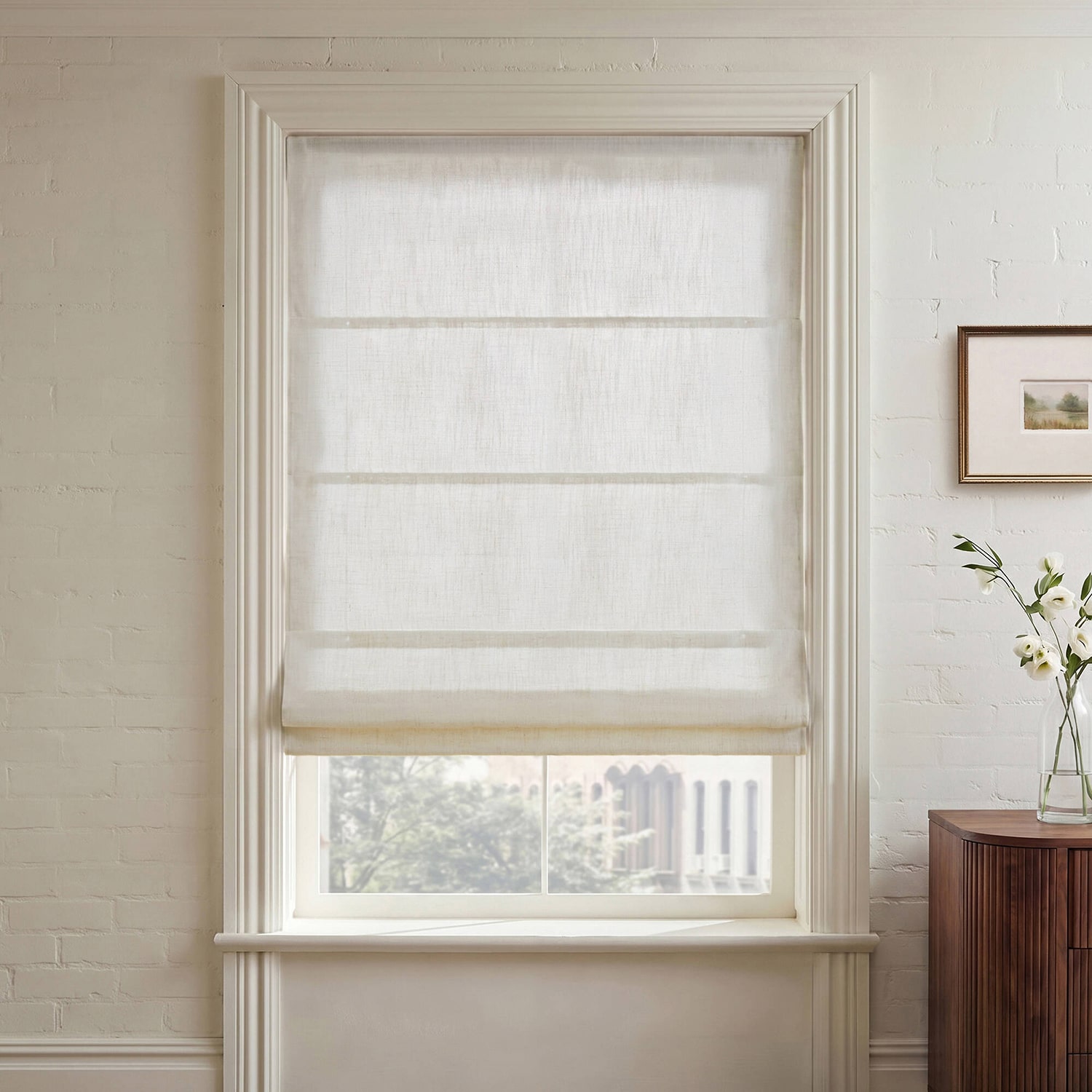 Madison Park Light Filtering Cordless Light-Filtering Roman Shade