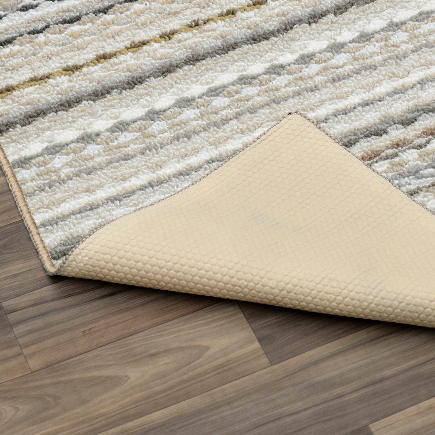 Garland Carnival Earth Tone Tufted Stain Resistant Indoor Square Area Rug