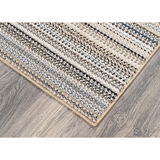 Garland Carnival Earth Tone Tufted Stain Resistant Indoor Square Area Rug