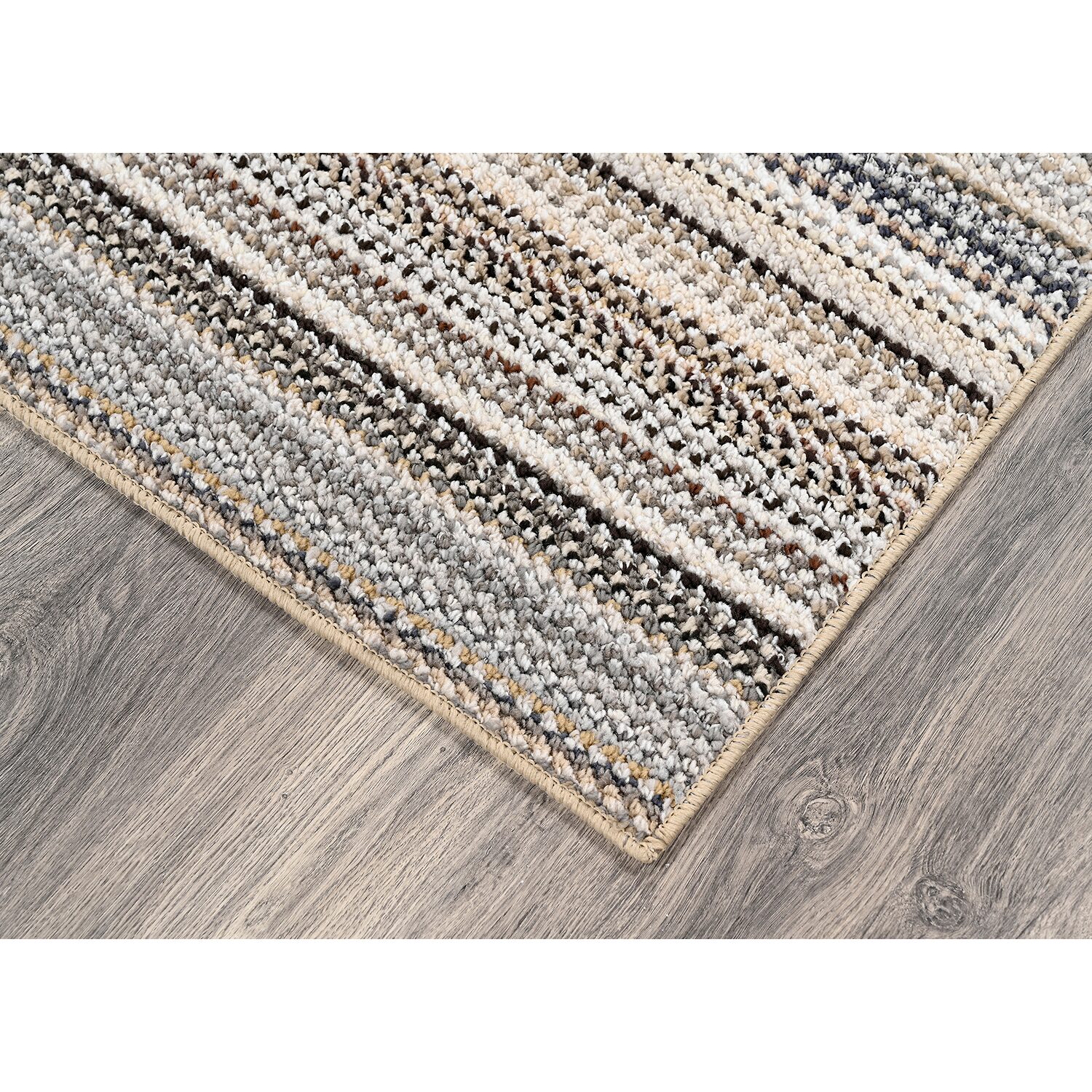 Garland Carnival Earth Tone Tufted Stain Resistant Indoor Rectangular Area Rug