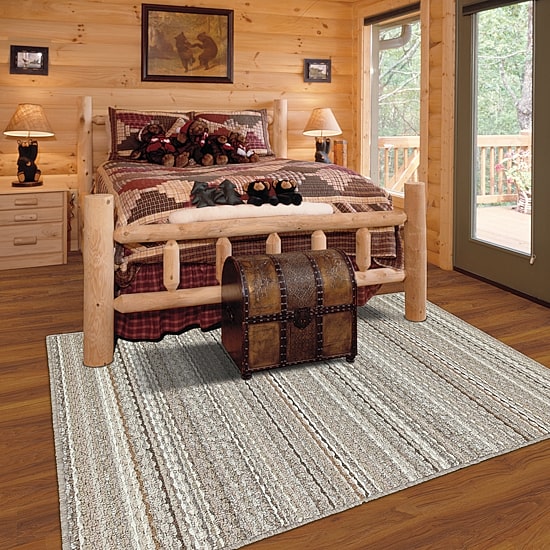 Garland Carnival Earth Tone Tufted Stain Resistant Indoor Rectangular Area Rug