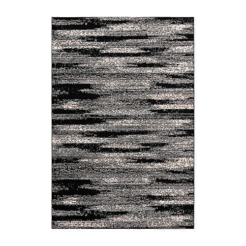 Garland Rug Garland Jasper Tufted Stain Resistant Indoor Rectangular Area Rug In Black