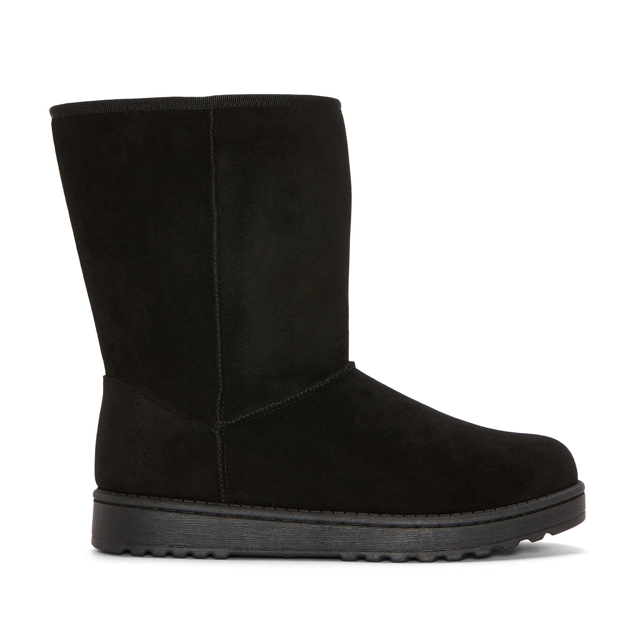 St. John's Bay Womens Stratford Faux Fur Lined Flat Heel Winter Boots