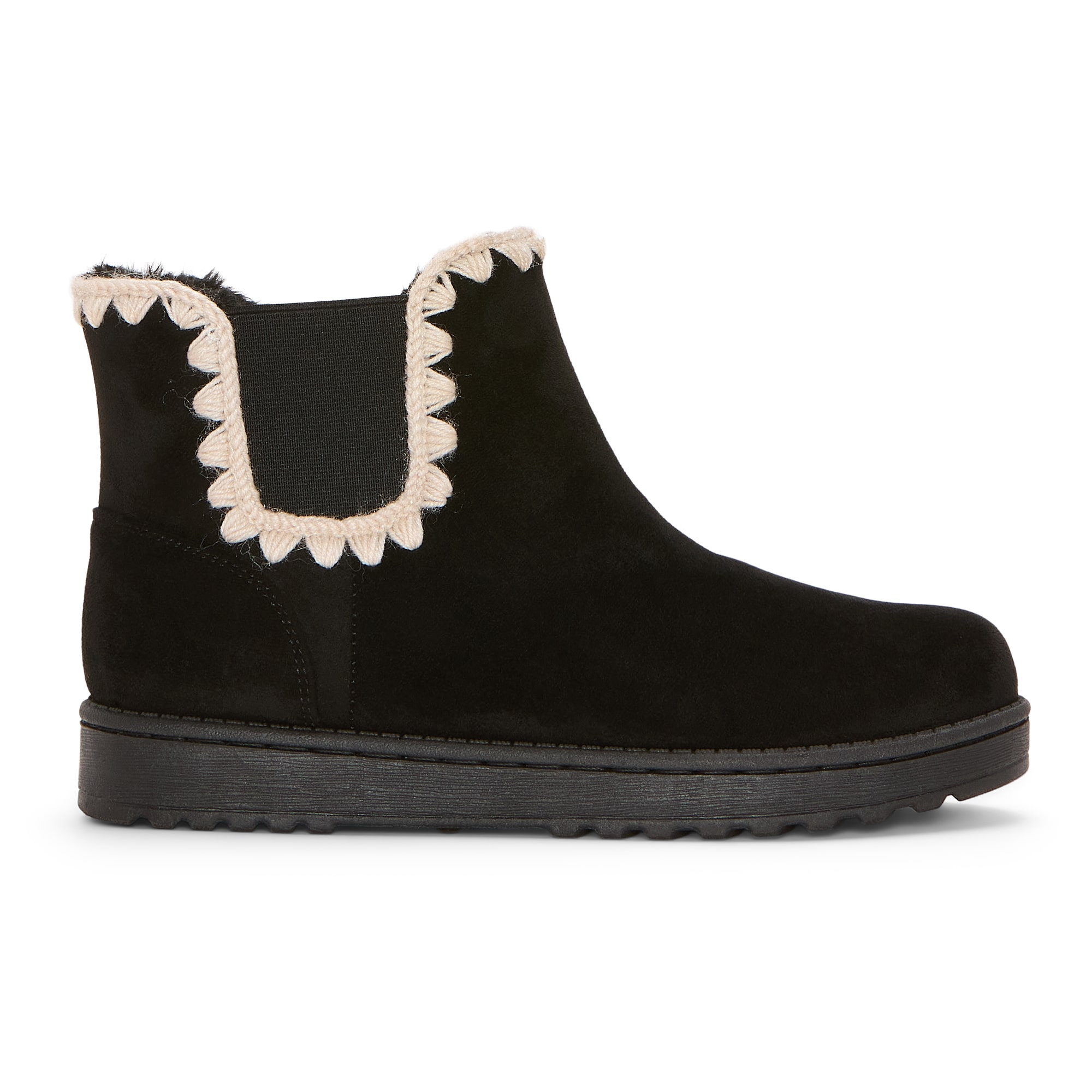St. John's Bay Womens Swift Faux Fur Lined Flat Heel Winter Boots