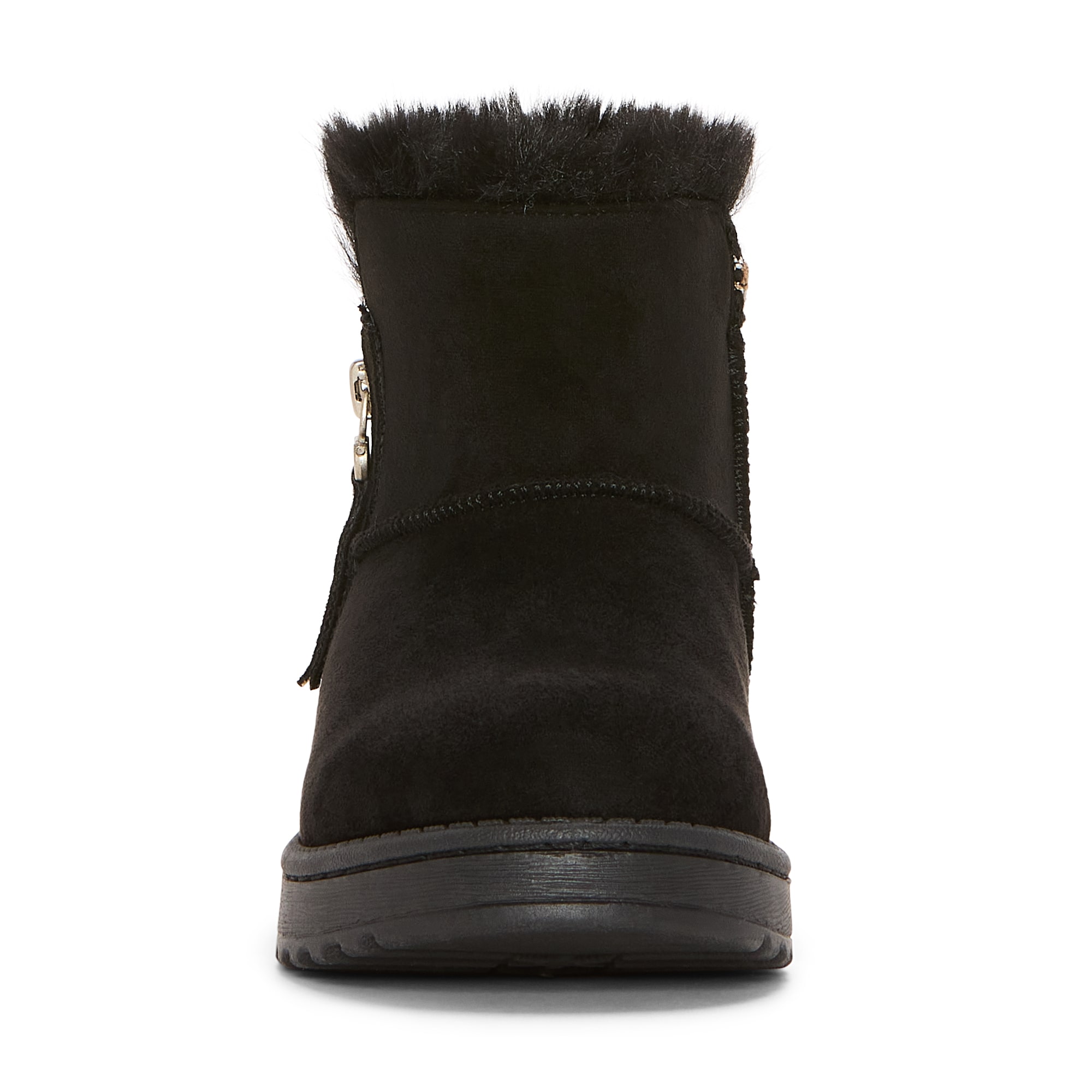 St. John's Bay Womens Stepps Faux Fur Lined Flat Heel Winter Boots