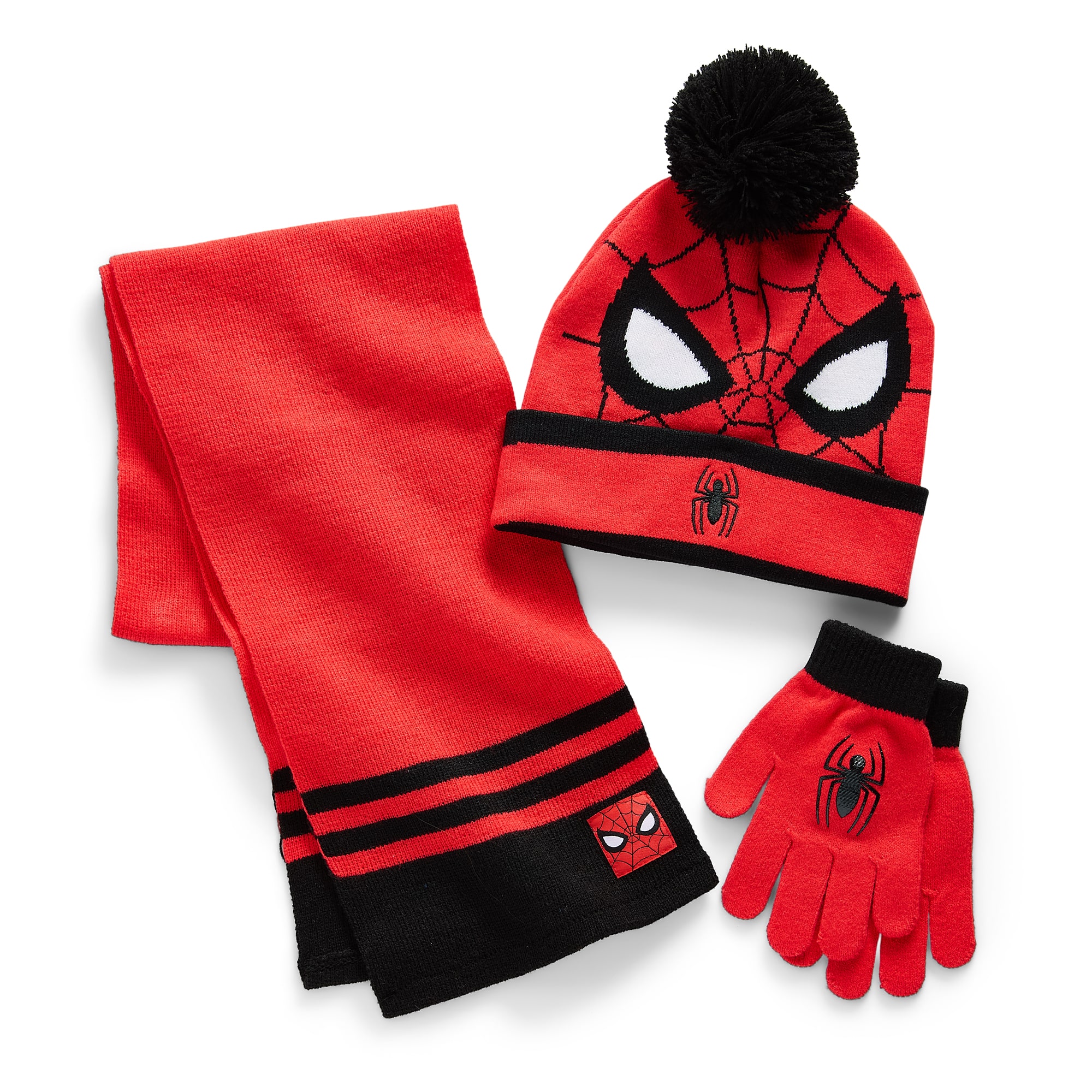 Disney Collection Big Kid Boys 3-pc. Spiderman Cold Weather Set