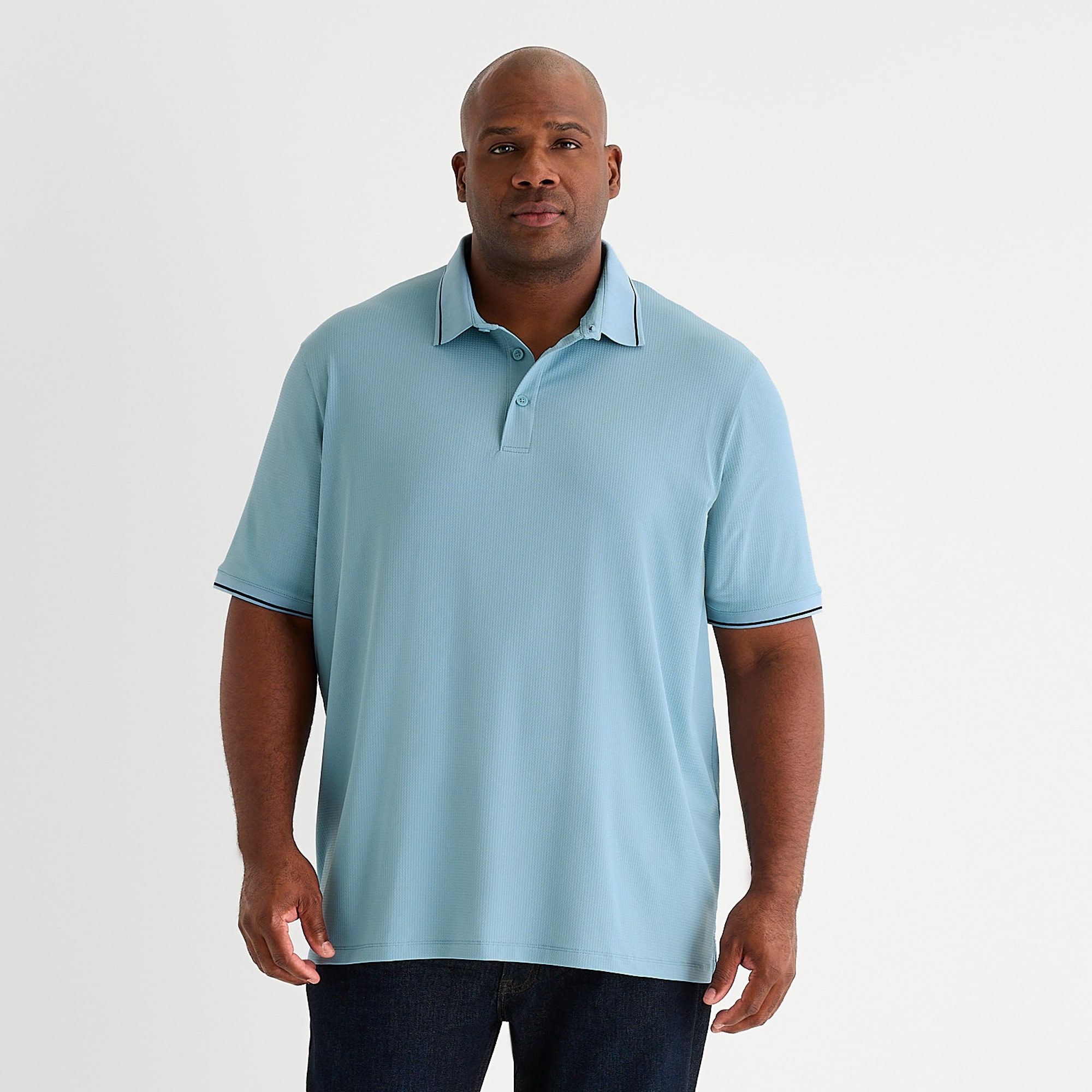Shaquille O'Neal XLG™ Big and Tall Mens Short Sleeve Polo Shirt
