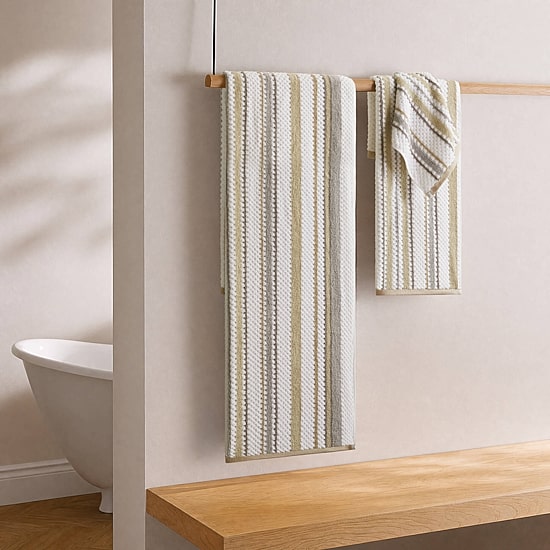 Madison Park Sutton Stripe 6-pc. Bath Towel Set