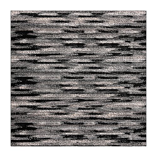 Garland Rug Garland Jasper Tufted Stain Resistant Indoor Square Area Rug In Black